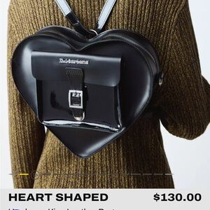 Black Heart Shaped Dr. Marten’s Bag